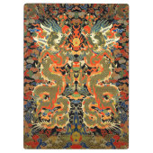 Chinese Aziatische draak kleurrijke kunst Klembord (Achterkant)