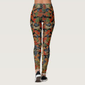 Chinese Aziatische draak kleurrijke kunst Leggings (Achterkant)