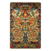 Chinese Aziatische draak kleurrijke kunst Mini Klembord (Achterkant)