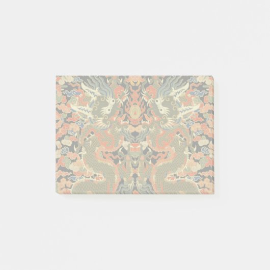 Chinese Aziatische draak kleurrijke kunst Post-it® Notes (Voorkant)