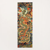 Chinese Aziatische draak kleurrijke kunst Yogamat (Achterkant)