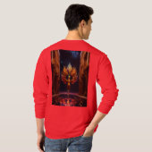 Chinese beschrijving mein kya dalne टी-शर्ट traini t-shirt (Achterkant volledig)