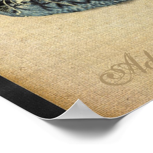 Chinese Blue Dragon Custom Print (Hoek)