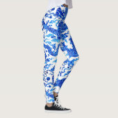 Chinese Blue Dragon Yoga Pants die draaien Leggings (Rechts)