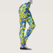 Chinese Blue Dragon Yoga Pants die draaien Leggings (Rechts)