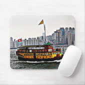 Chinese Boat Victoria Harbour Hong Kong Muismat (Met muis)