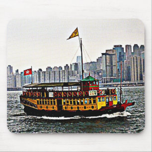 Chinese Boat Victoria Harbour Hong Kong Muismat