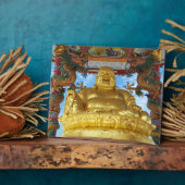 Chinese boeddha fotoplaat (Zijkant)
