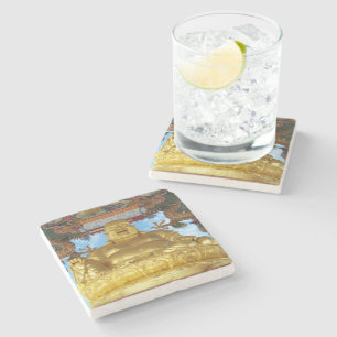 Chinese boeddha stenen onderzetter