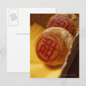 Chinese bonenpasta met Chinees karakter Briefkaart (Voorkant / Achterkant)