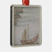 Chinese boot metalen ornament (Rechts)
