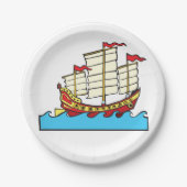 Chinese Borden voor zeilpapier Papieren Bordje (Voorkant)