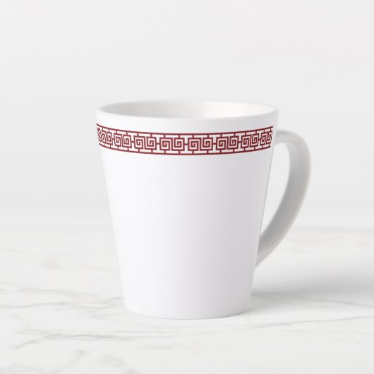 Chinese Border Latte Mok (Rechterhoek)