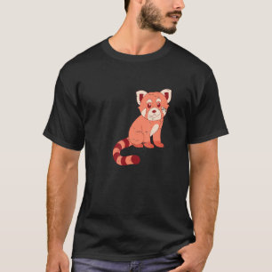 Chinese Bos Dieren Leuke China Rode Pand T-shirt