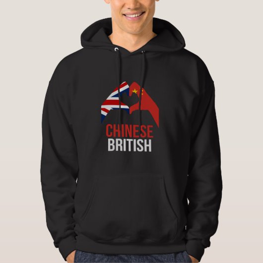 Chinese Britse vlag China Hoodie (Voorkant)