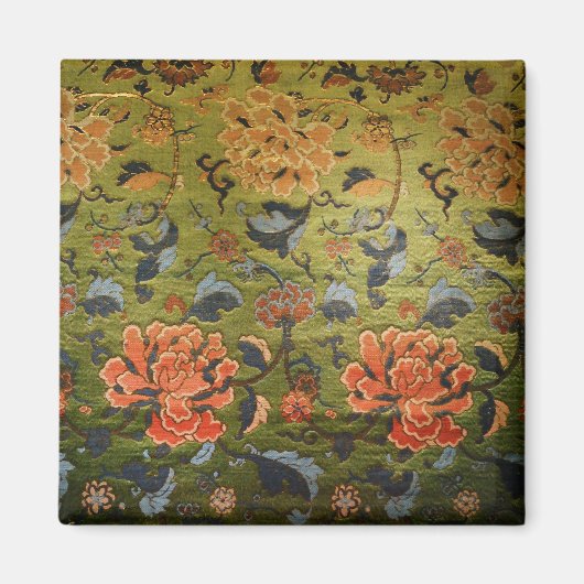 Chinese Brocade Green Magneet (Voorkant)