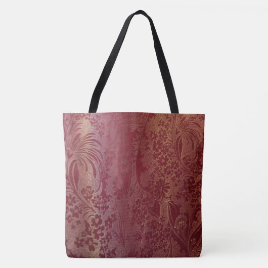 Chinese Brocade Roze Tote Bag (Voorkant)