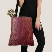 Chinese Brocade Roze Tote Bag (Dichtbij)