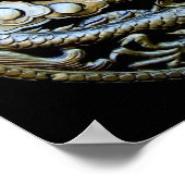 Chinese Bronze Dragon/Oriental Gift Print (Hoek)