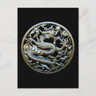 Chinese Bronze Dragon/Oriental Greetings & Gifts Briefkaart