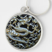 Chinese Bronze Dragon Sleutelhanger (Voorkant)