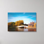 Chinese brug in Godmanchester Canvas Afdruk (Voorkant)
