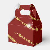 Chinese Bruiloft  中式婚礼礼盒喜欢gepersonaliseerde rood-g Bedankdoosjes (Achterkant)