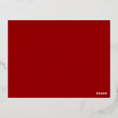 Chinese bruiloft dubbel geluk hart rsvp kaart (Achterkant)