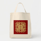Chinese bruiloft met dubbele vreugde tote bag (Voorkant)