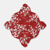 Chinese bruiloft Red White Gold Hartelijk dank Bedankdoosjes (Uitgevouwen)