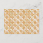 Chinese bruiloft veelbelovende peranakan QR-code Informatiekaartje (Achterkant)