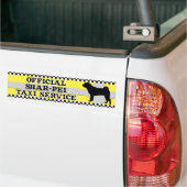 Chinese Bumpersticker Shar-Pei Taxi Service (Op Truck)