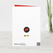 Chinese business nieuwjaar | 2021 Jaar van de OX Feestdagen Kaart (Achterkant)