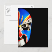 Chinese cadeau | Beijing Opera Mask Briefkaart (Voorkant / Achterkant)