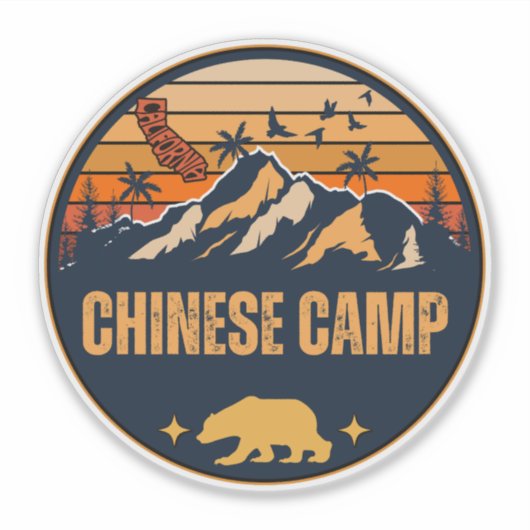 Chinese Camp, Californië Sticker (Voorkant)