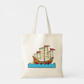 Chinese Canvas tas voor zeilschepen (Achterkant)