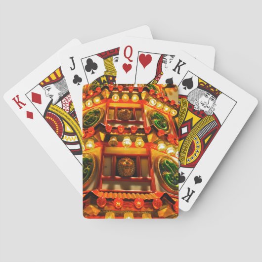 Chinese Carnavalsverlichting Pokerkaarten (Achterkant)