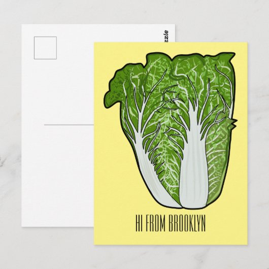 Chinese cartoon briefkaart (Voorkant / Achterkant)