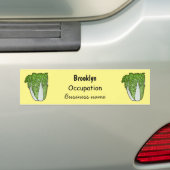 Chinese cartoon bumpersticker (Op auto)