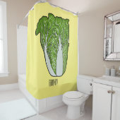 Chinese cartoon douchegordijn (In situ)