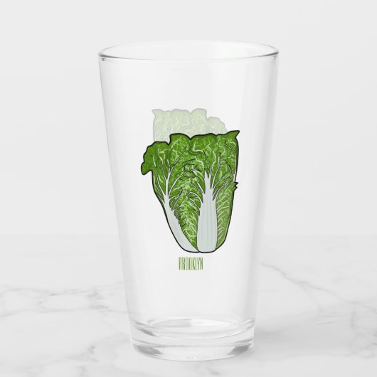 Chinese cartoon glas (Achterkant)