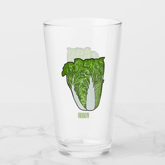 Chinese cartoon glas (Voorkant)