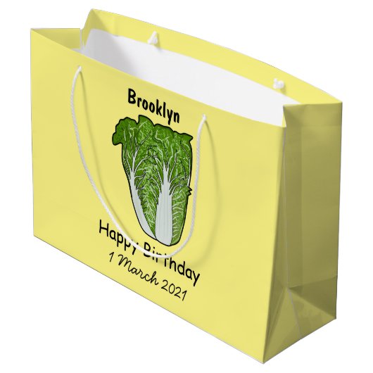 Chinese cartoon groot cadeauzakje (Achterkant Gekanteld)