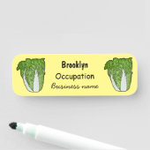 Chinese cartoon naamplaatje (In situ)