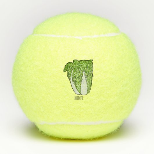 Chinese cartoon tennisballen (Voorkant)