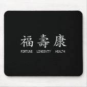 Chinese Characters New Year - Hapness, Longevity, Muismat (Voorkant)