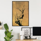 Chinese Cherry Blossom Poster (Thuiskantoor)