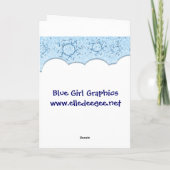 Chinese Christmas Card Feestdagen Kaart (Achterkant)