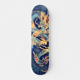Chinese Chrome Dragon Element Custom Pro Board Skateboard