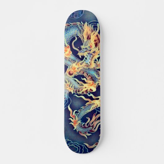 Chinese Chrome Dragon Element Custom Pro Board Skateboard (Voorkant)